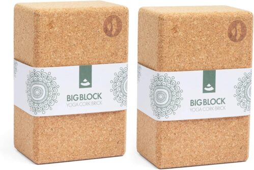Bodhi Yoga Block Kork Brick | Einzeln & als Set | 100% Naturkork – Universal Yogaklotz | Umweltfreundlich & Nachhaltig | Tool für Deine Asanas, Stretching & Regeneration
