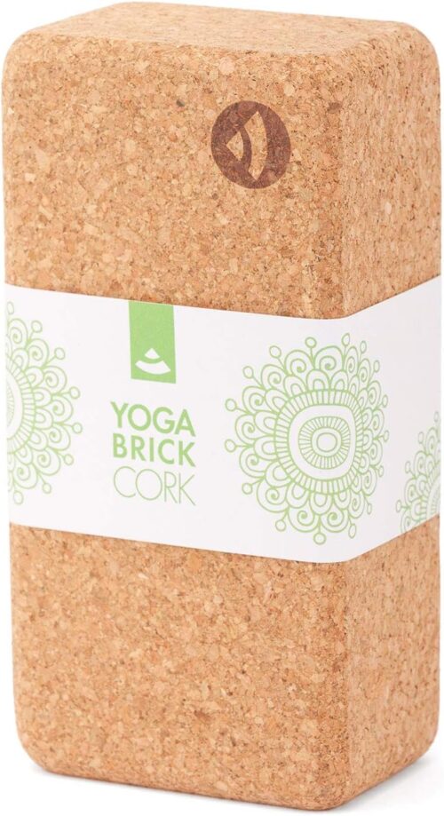 Bodhi Yoga Block Kork Brick | Einzeln & als Set | 100% Naturkork – Universal Yogaklotz | Umweltfreundlich & Nachhaltig | Tool für Deine Asanas, Stretching & Regeneration