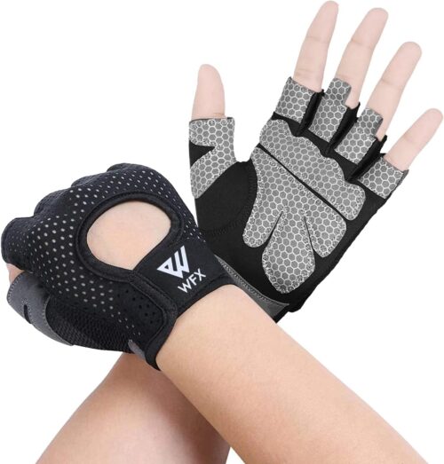 WESTWOOD FOX Fitness Handschuhe Atmungsaktive Trainingshandschuhe für Damen und Herren Gewichtheberhandschuhe Bodybuilding Gym Übung rutschfestes Crossfit Krafttraining